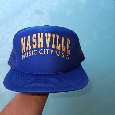 Vintage Nashville Trucker Snap Back Hat