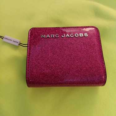 Marc Jacobs Sparkly Pink Compact Wallet NWT