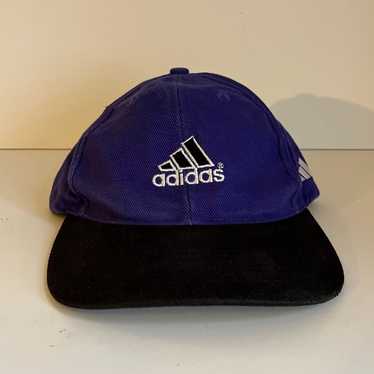 Vintage Adidas Logo Wordmark Purple Black Logo Sna