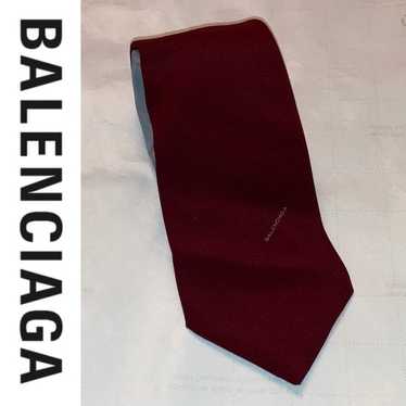 Vtg 1970s BALENCIAGA Necktie Silk Tie