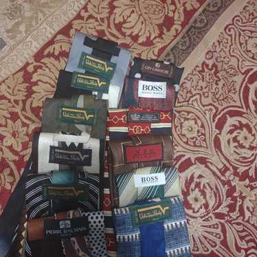 Lot of 12 misc. Mens designer brand Ties