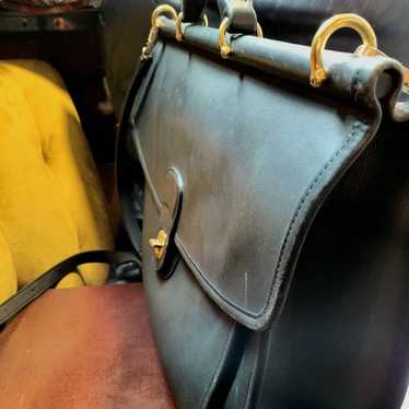 Coach Black Leather Briefcase