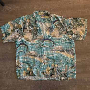 Go Barefoot Hawaiian Vintage Shirt