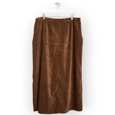 Vintage Vintage Portrait Brown Velour Straight Mid