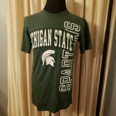 MICHIGAN STATE SPARTANS Vtg 1990 T-Shirt