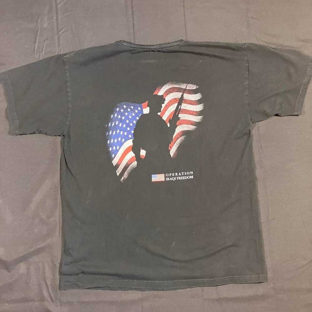 Vintage y2k Operation Iraqi Freedom Tee - image 4