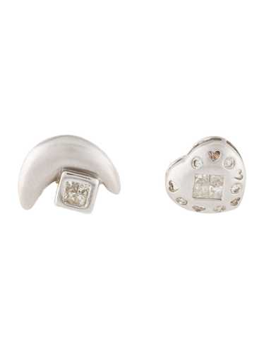 Earrings 18K White Gold - image 1