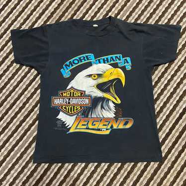 1980s Harley Davidson eagle shirt