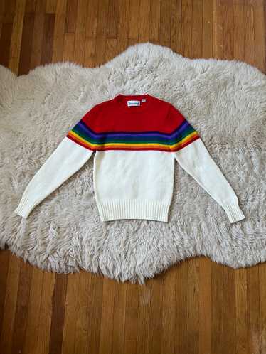 80’s rainbow knit