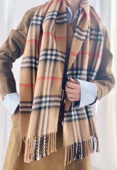 authentic Burberry nova check scarf