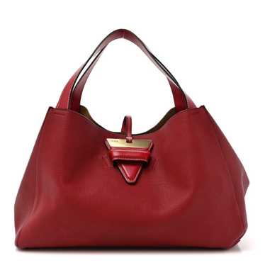 LOEWE Calfskin Barcelona Tote Scarlet Red