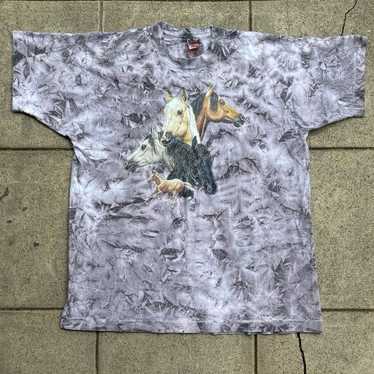 Vintage 1990’s Acid Dye Horse Animal T-Shirt