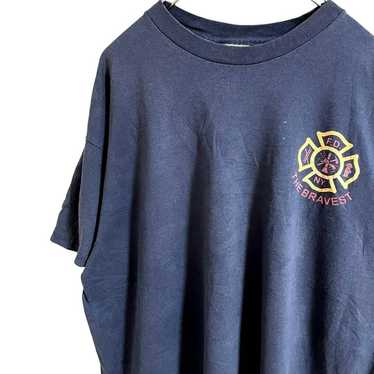 Fruit of the Loom navy blue T-shirt