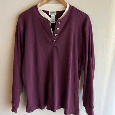 VINTAGE Hanes signature collection XL maroon long 