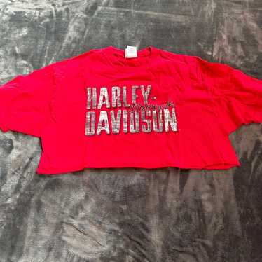 Harley-Davidson crop t shirt