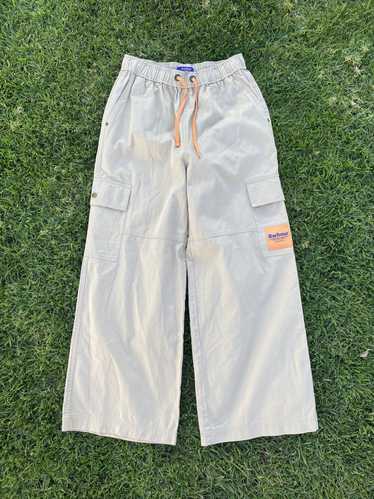 Barbour × Streetwear Khaki Wide Leg Zoe Trousers