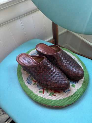 Cole Haan Leather woven clogs (8) | Used,…