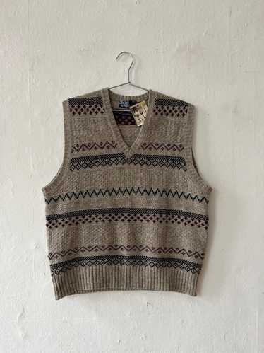 Polo By Ralph Lauren Pure wool knit vest (L) | Use