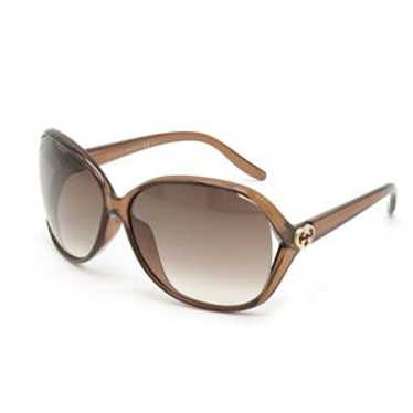 【美品 付属品完備】GUCCI sunglasses GG3067 ハート 茶色 Authentic GUCCI Sunglasses Crest Heart GG 3067/F/S Plastic