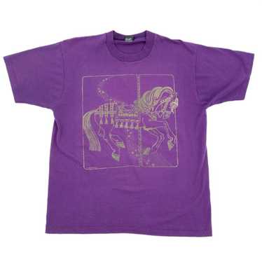 VTG Carousel Horse '89 Single Stitch Tee