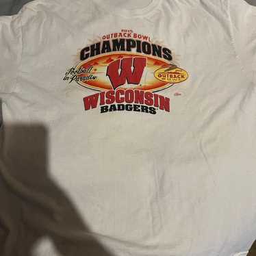 Vintage Wisconsin Badger championship t-shirt