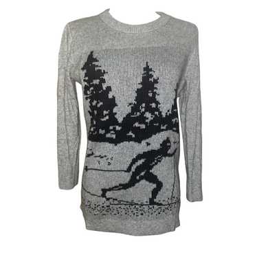 J.Crew J. CREW Intarsia Ski Scene Sweater Size Sma