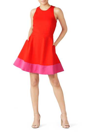 kate spade new york Red Colorblock Dress