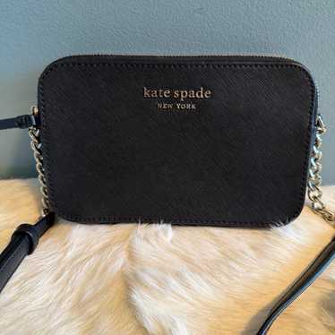 Kate Spade Double Zip Cameron Saffiano Leather Cro