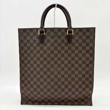 LOUIS VUITTON Sac Plat Tote Handbag Damier