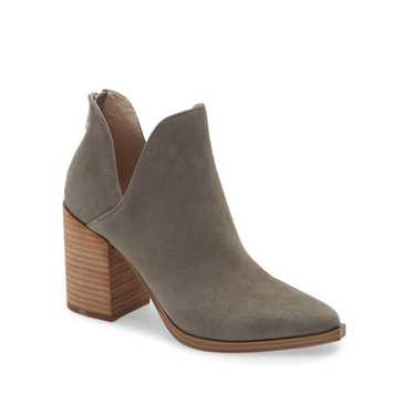 Steve Madden Women's Cedar Bootie Gray Suede Ankle