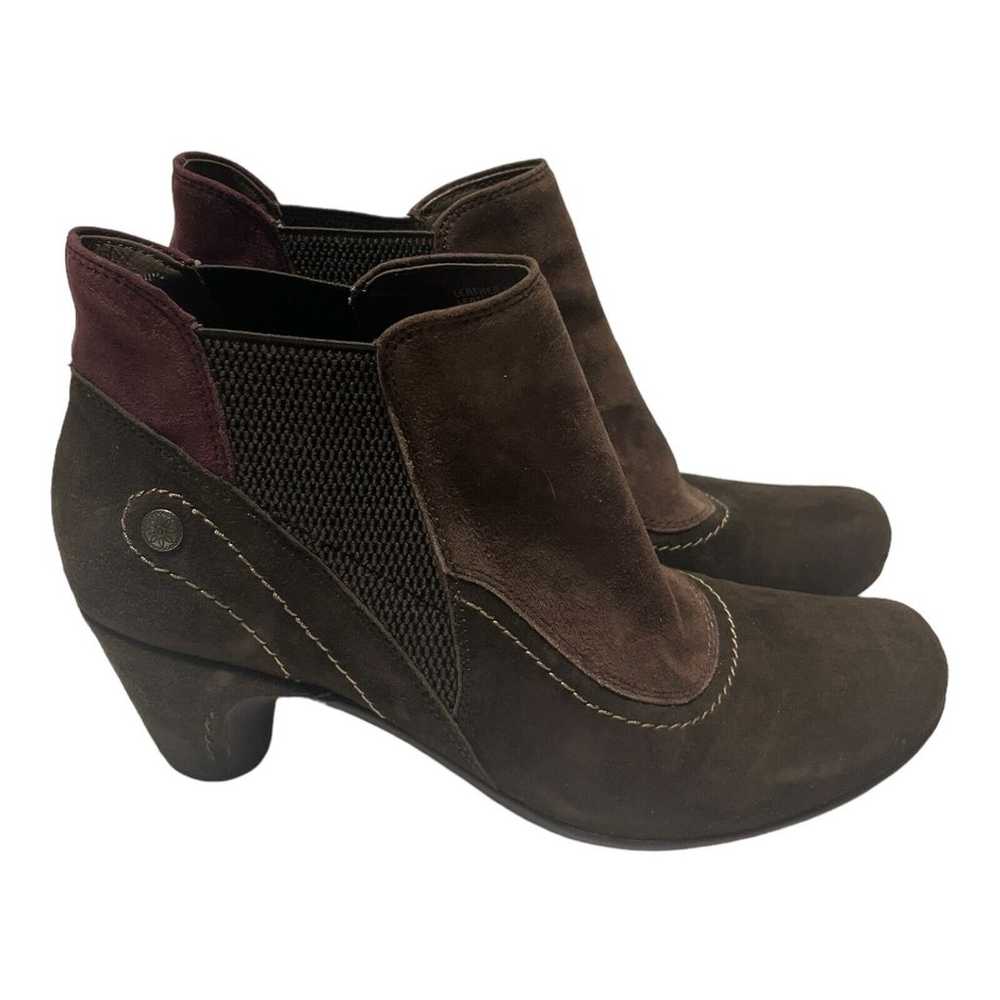 Earthies Genoa Ankle Boots Booties Brown/Purple S… - image 3