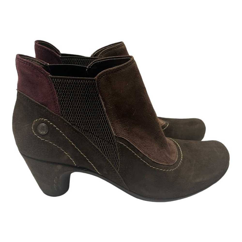 Earthies Genoa Ankle Boots Booties Brown/Purple S… - image 8