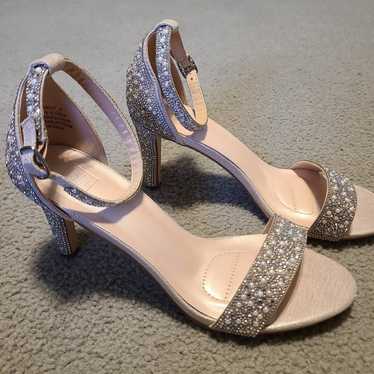 Davids bridal heels size 8