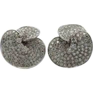 8-CTW Round Brilliant Pavé Set Diamond 18KWG Lilly