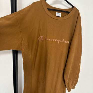 Champion Brown Long Sleeve Dress