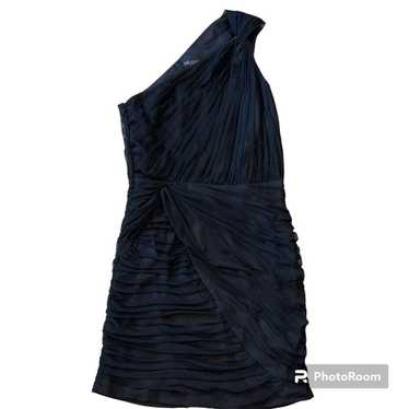 Armani Exchange One Shoulder Black Ruched Tulle B… - image 1