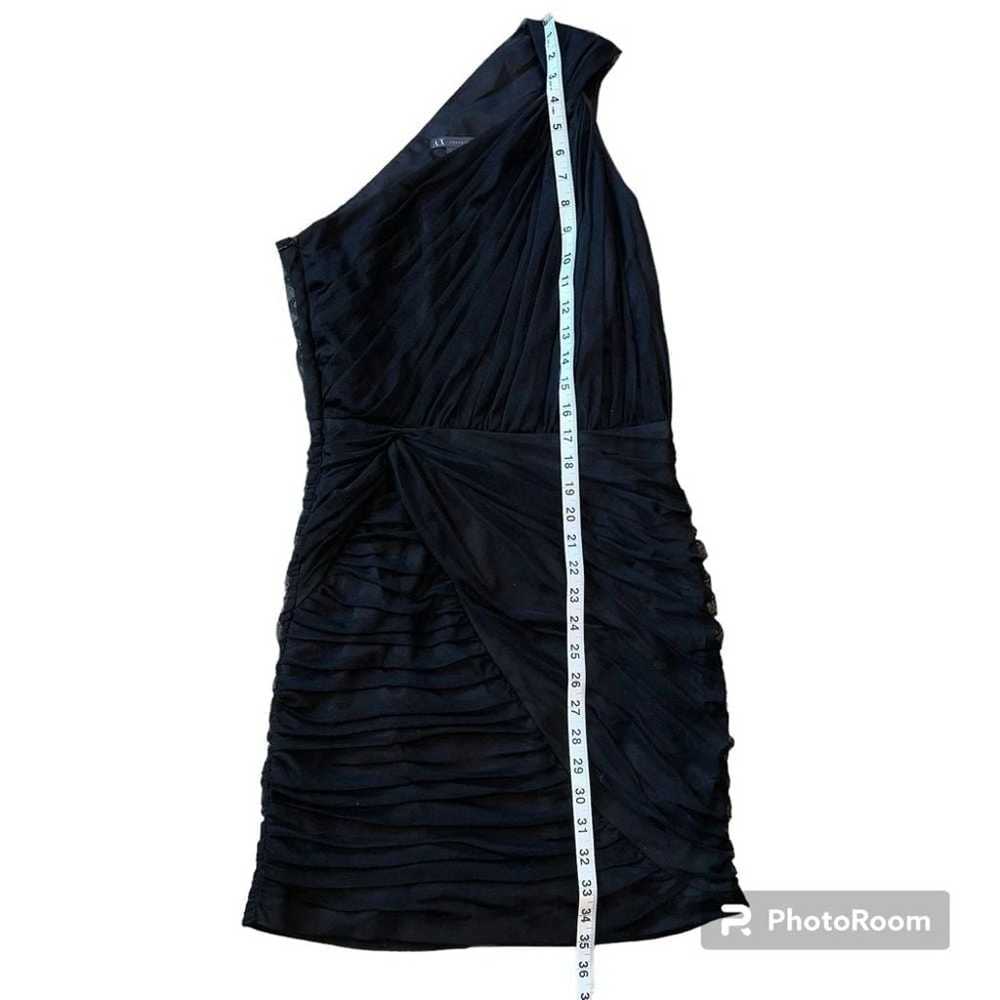 Armani Exchange One Shoulder Black Ruched Tulle B… - image 3