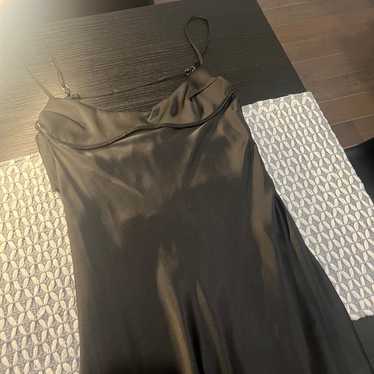 Zara Satin Midi Dress