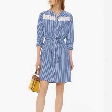 Gerard Darel Striped Shirt Dress| Size 6