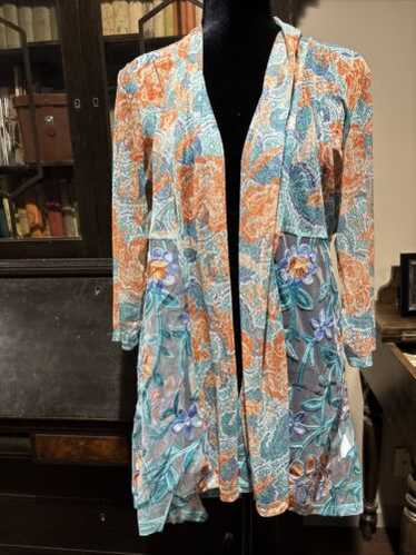 Ruby Rd Womens Short Duster Medium Open Front She… - image 1