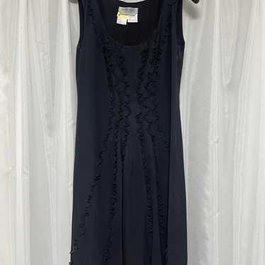 100% Silk Black Dress S Max Mara