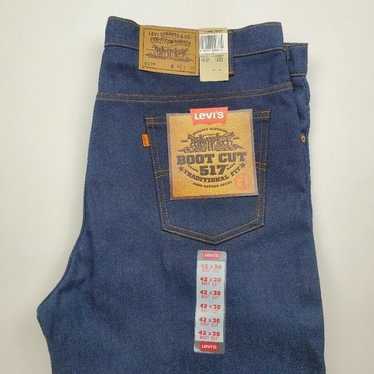 パンツ 90s dead stock Levi's 517 denim pants Levi'S 90S 90 517 Deadstock Jeans Vintage Dark Blue Plain