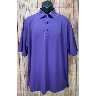 Footjoy FootJoy Mens Purple Golf Polo Shirt Large