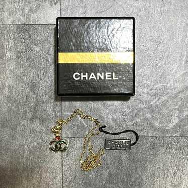 CHANEL Vintage Necklace Coco Mark