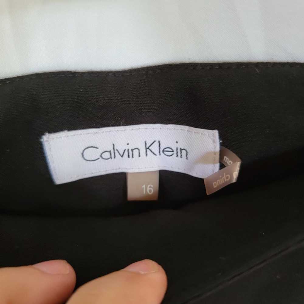 Calvin Klein Calvin Klein Black High Waisted Trou… - image 2