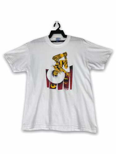 80s 90s オールドスケート Tシャツ USA製 XL 白 sted man old
