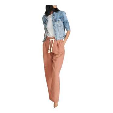 Veronica Beard Linen straight pants