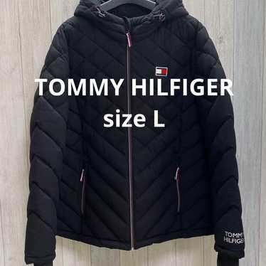 Tommy Hilfiger padded quilted jacket black size L