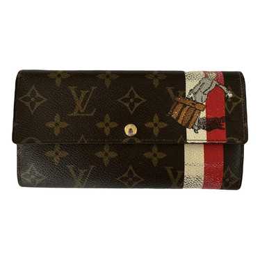 Louis Vuitton Sarah cloth wallet