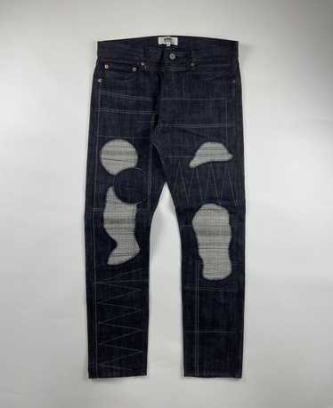 Distressed denim × junya - Gem